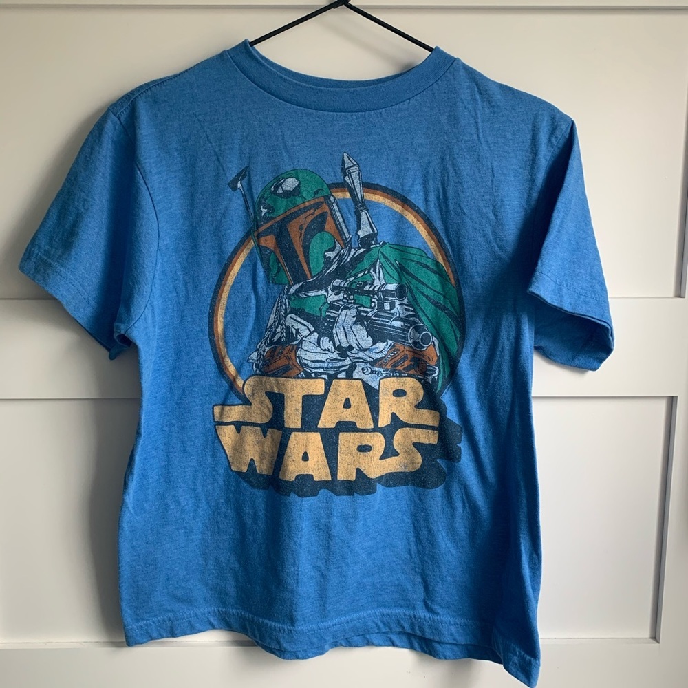 OLD NAVY x STAR WARS | Blue Mandalorian Tee  sz L